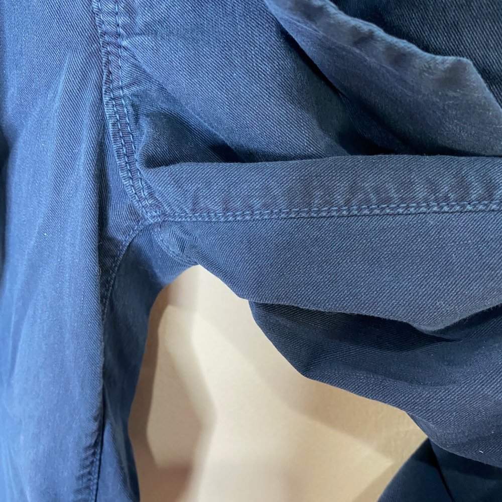 Mother The Paperbag Greaser Ankle Pants  More Than Words / Navy - Picture 7 of 15